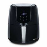 H.KOENIG FRY800 - Friteuse sans huile - 4L - 7 programmes - 1400W - 80° à 200°C - Minuteur 60min - Arrêt automatique - Noir