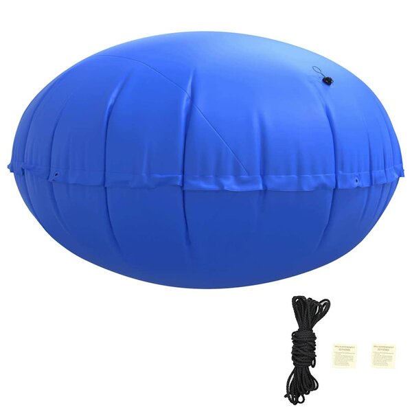 vidaXL Coussin de piscine pour piscine hors sol Bleu Ø 300 cm PVC