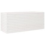 vidaXL Jardinière blanc 110x40x45 5 cm bois de pin massif