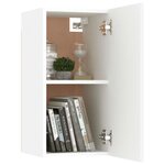 vidaXL Meubles TV 2 Pièces Blanc 30 5x30x60 cm Bois d’ingénierie