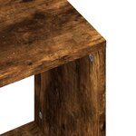vidaXL Tables basses gigognes 2 Pièces chêne fumé bois d'ingénierie