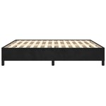 vidaXL Cadre de lit Noir 160x200 cm Velours