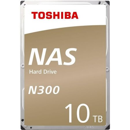 TOSHIBA - Disque dur Interne - N300 - 10To - 7 200 tr/min - 3.5 (HDWG11AEZSTA)