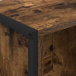 vidaXL Bibliothèque Chêne Fumé 68 x 30 x 108.5 cm Bois d'ingénierie