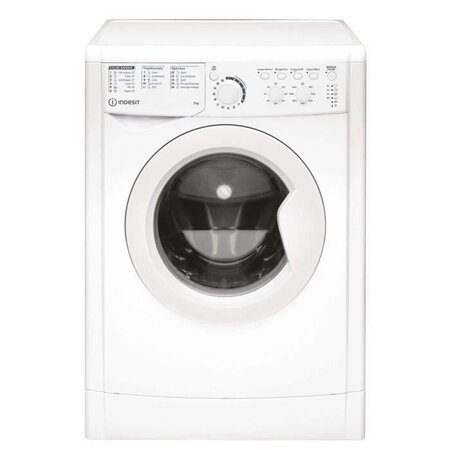 Lave-linge hublot indesit ewc71252wfrn - 7 kg - 1200 trs/min - blanc