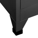 vidaXL Armoire à casiers Anthracite 90x45x180 cm Acier