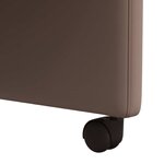 vidaXL Chaises de salle à manger 2 Pièces Marron 58 x 65 x 98 cm