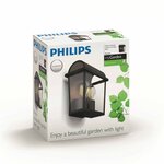 Philips mygarden applique murale harvest 2x42 w noir 1723530pn