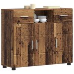 vidaXL Cabinet en Bois avec tiroir Bois ancien 88 5 x 30 5 x 73 cm