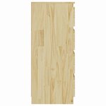 vidaXL Armoire d'appoint 60x36x84 cm Bois de pin massif