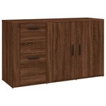 vidaXL Buffet Chêne marron 100x33x59 5 cm Bois d'ingénierie