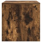 vidaXL Tables gigognes 3 Pièces Chêne fumé Bois d'ingénierie