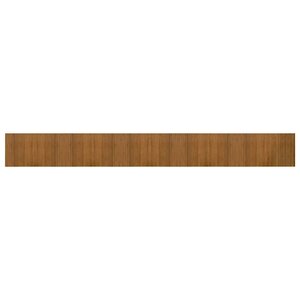 vidaXL Tapis rectangulaire marron 60x500 cm bambou