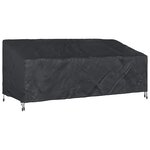 vidaXL Housse de banc de jardin 220 x 100 x 89 cm Tissu oxford 210D