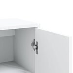 vidaXL Buffets 2 Pièces blanc 60x31x84 cm bois d'ingénierie