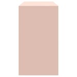 vidaXL Armoire de rangement Rose 90 x 40 x 70 cm Acier