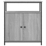 vidaXL Buffet sonoma gris 70x30x80 cm bois d'ingénierie