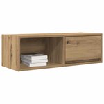 vidaXL Meuble TV 2 Pièces chêne artisanal 80x31x25 5 cm bois d'ingénierie