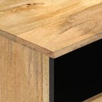 vidaXL Meuble TV 100x33x46 cm bois massif de manguier