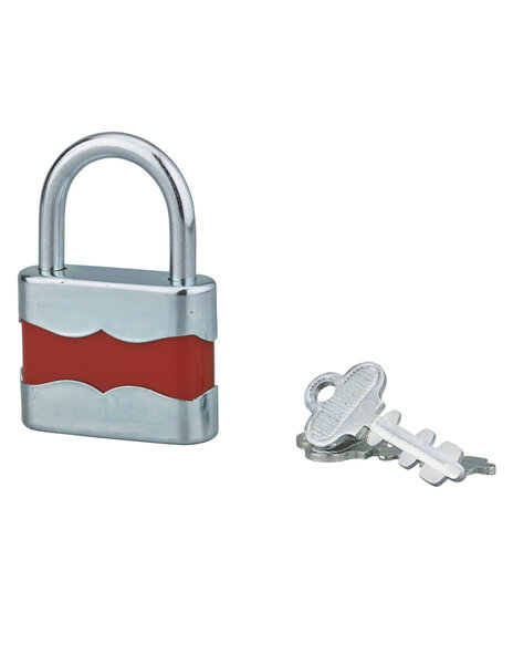 SP - Cadenas à clé AUTO22  45mm  anse acier zingué  2 clés