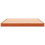 vidaXL Cadre de lit sans matelas cire marron 120x200cm bois pin massif