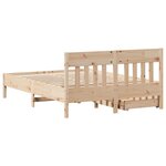 vidaXL Cadre de lit sans matelas 160x200 cm bois massif de pin