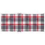 vidaXL Coussins de chaise de jardin à dossier haut lot de 2 120x50x3cm