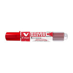 Marqueur Rechargeable V BOARD MASTER Begreen Pte Biseauté Moyenne Rouge PILOT