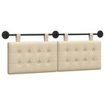 vidaXL Tête de lit suspendue Tissu