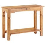 vidaXL Table console 100x40x76 cm Bois d'acacia massif
