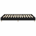 vidaXL Cadre de Lit Chêne Noir 150x200 cm Bois Stratégique