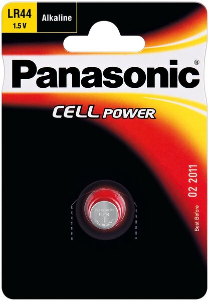 Pile Bouton LR44 (L1154) - alkaline manganese 1 5 V PANASONIC