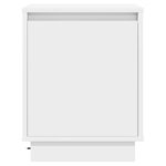 vidaXL Cabinet de chevet 2 Pièces Blanc 39 x 34 5 x 50 cm