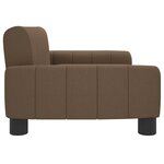 vidaXL Canapé pour enfants marron 70x45x30 cm tissu