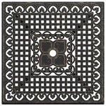 vidaXL Ensemble de tables de jardin 3 Pièces Bronze Aluminium coulé