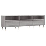 vidaXL Meuble TV sonoma gris 150x30x44 5 cm bois d'ingénierie