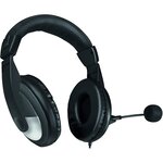 Casque stéréo USB avec microphone Noir LOGILINK