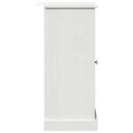 vidaXL Armoire de salle de bain avec porte VIGO Blanc et Blanc Antique