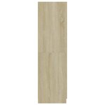 vidaXL Garde-robe Chêne sonoma 80x52x180 cm Aggloméré