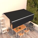 vidaXL Auvent rétractable automatique avec store 5x3 m Anthracite