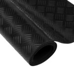 vidaXL Tapis de sol Noir 1 x 2 m Caoutchouc