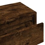 vidaXL Ensemble de meubles de couloir 4 Pièces chêne fumé bois ingénierie