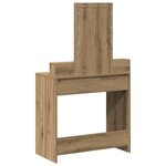 vidaXL Table de Toilette Marron 79 x 41 x 140 cm Bois d'ingénierie