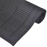 Vidaxl napperons 6 pièces bambou 30 x 45 cm noir