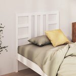 vidaXL Tête de lit Blanc 81x4x100 cm Bois massif de pin