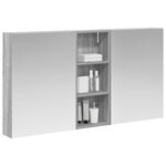 vidaXL Ensemble de Meubles de Salle de Bain 3 Pièces 130 x 14 5 x 70 cm