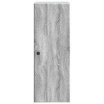 vidaXL Armoire Murale 33 x 34 5 x 90 cm Bois d'ingénierie Sonoma gris