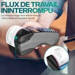 ACROPAQ 20 Rouleaux de Caisse 57x 45x8mm- Thermique 26 2 m- Terminaux de paiement- 20 Bobines TPE- Sans BPA- Dimension Universelle