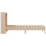vidaXL Lit bibliothèque sans matelas 100x200 cm bois massif de pin
