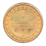 Mini médaille monnaie de paris 2007 - forteresse médiévale de peyrepertuse